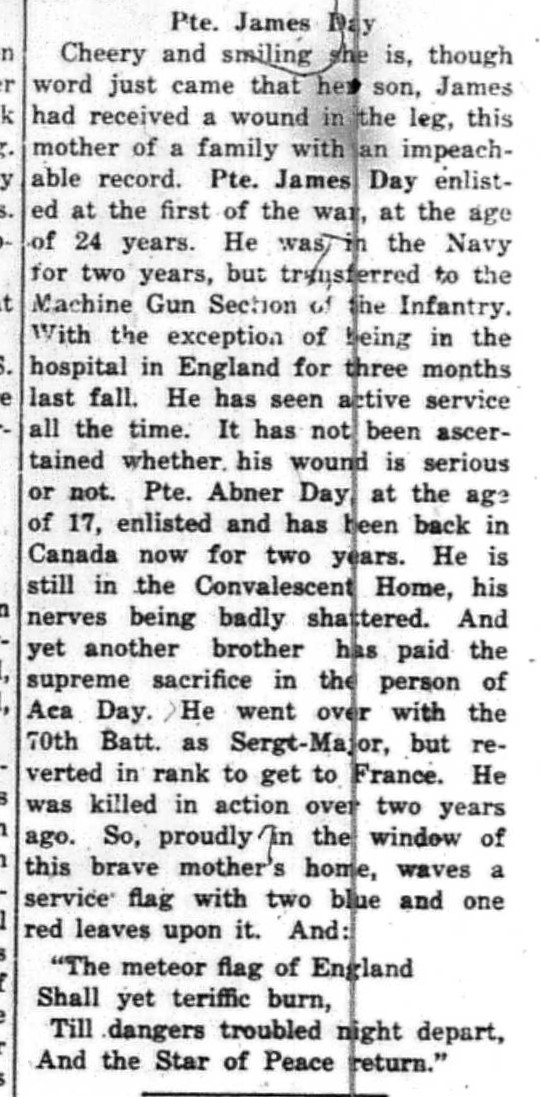 Canadian Echo Wiarton, September 11, 1918